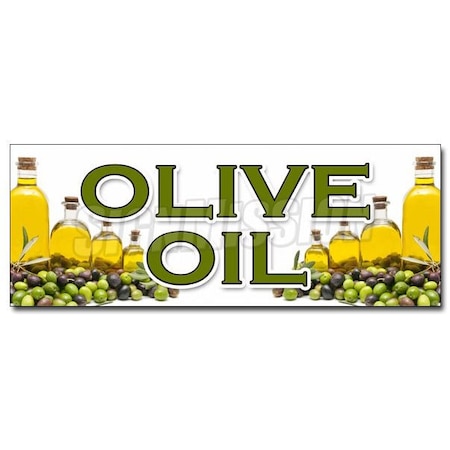Signmission OLIVE OIL DECAL sticker extra virgin cooking dinner salad mediterranean cook, D-36 Olive Oil D-36 Olive Oil